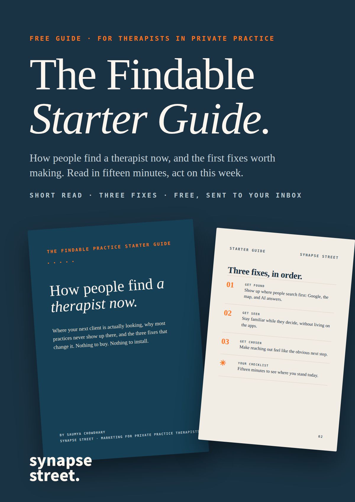 The Findable Practice Starter Guide